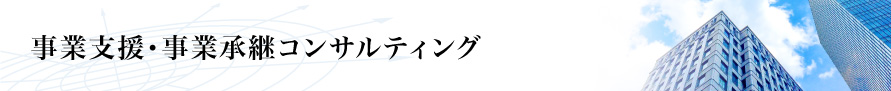 事業支援・事業承継コンサルティング